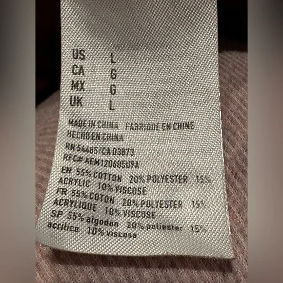 AEO American Eagle Outfitters 3/4 Sleeve, Burgundy, Knitted Dress Sz. L - Picture 14 of 14